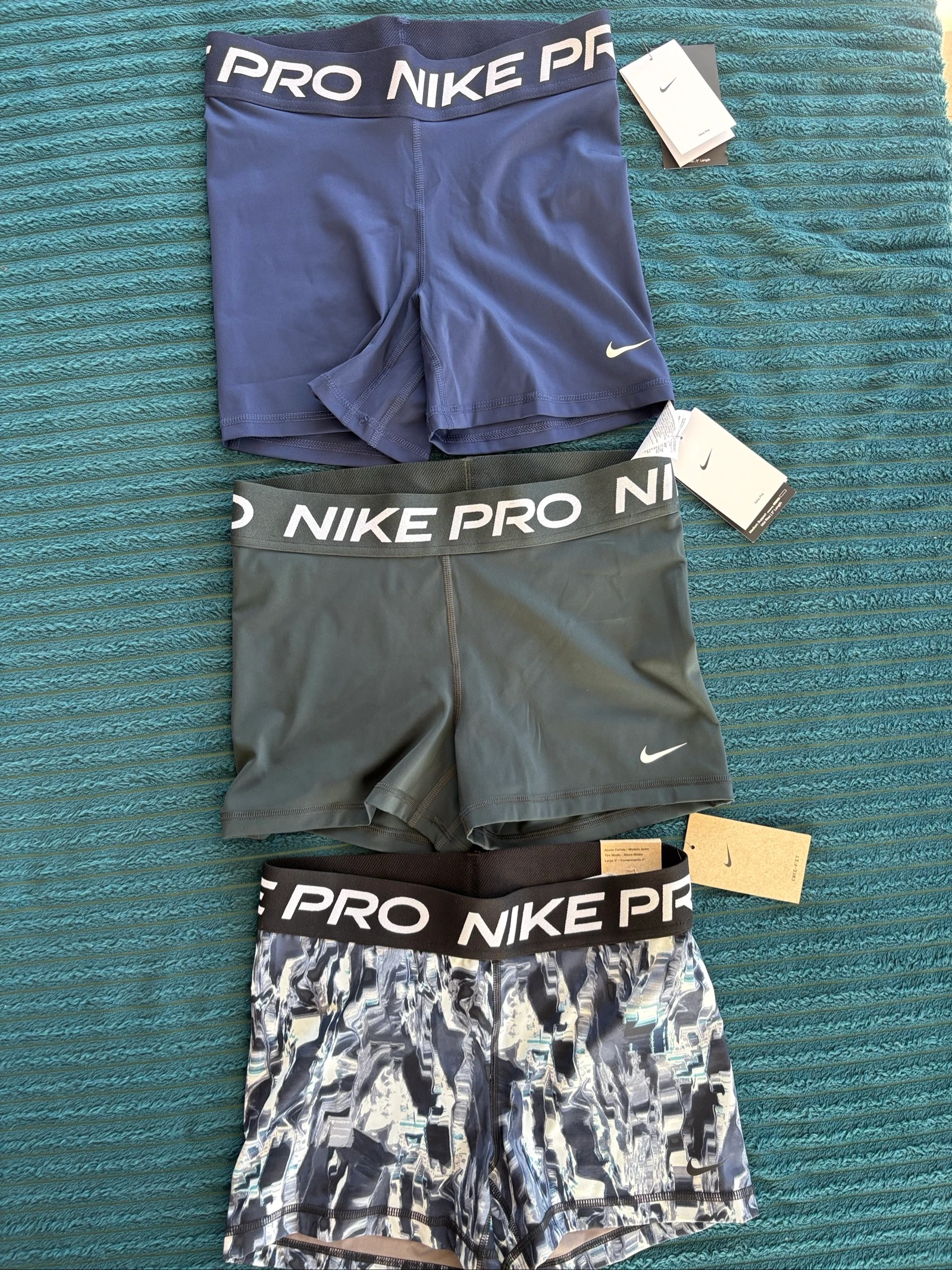 3 Pantalónes Malla Nike Pro   